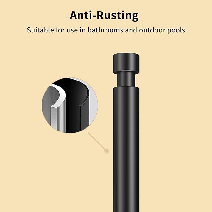 YUMORE Paper Towel Holder Countertop, Black Paper Towel Holder with Weighted Base Non Slip, Standing Paper Towel Roll Holder for Kitchen Bathroom, Stainles Steel (Matte Black)