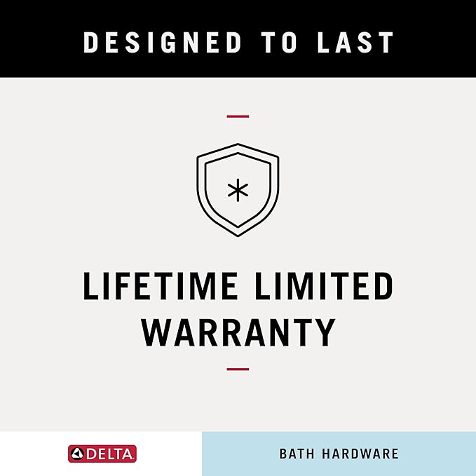 Delta Trinsic (1-Pack) Towel Hooks Brilliance Stainless Steel Single Bathroom Hooks Wall Mounted for Robes & Towels Hand Towel Hook Holder Kitchen, Bathroom Accessories