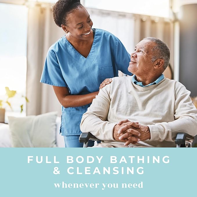 Wet Wipes Enhanced with Vitamin E and Aloe Vera | Face Wipes, Body Wipes for Adults Fragrance Free, Shower Wipe for Women & Men, Mini Travel Essentials (40 Individually Wrapped)